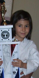 Melanie trofeo Copa Titanes